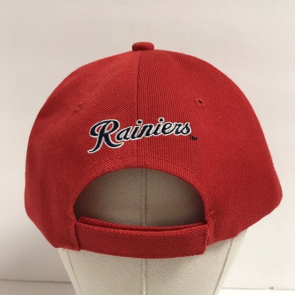 2017 Triple A All Star Game Tacoma Rainiers Red Adjustable Baseball Cap Hat - Picture 4 of 6